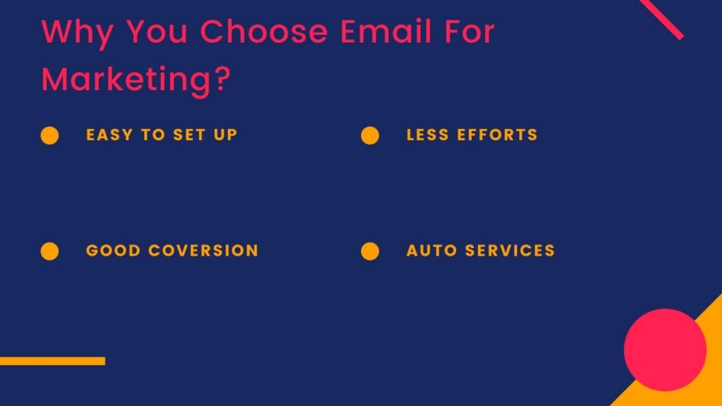 why choose email